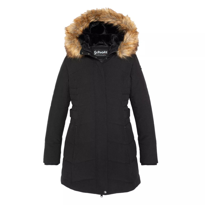 Schott Parka longue à capuche Femme Schott JKTKIMW