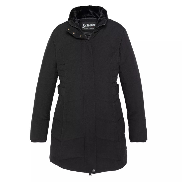 Schott Parka longue à capuche Femme Schott JKTKIMW