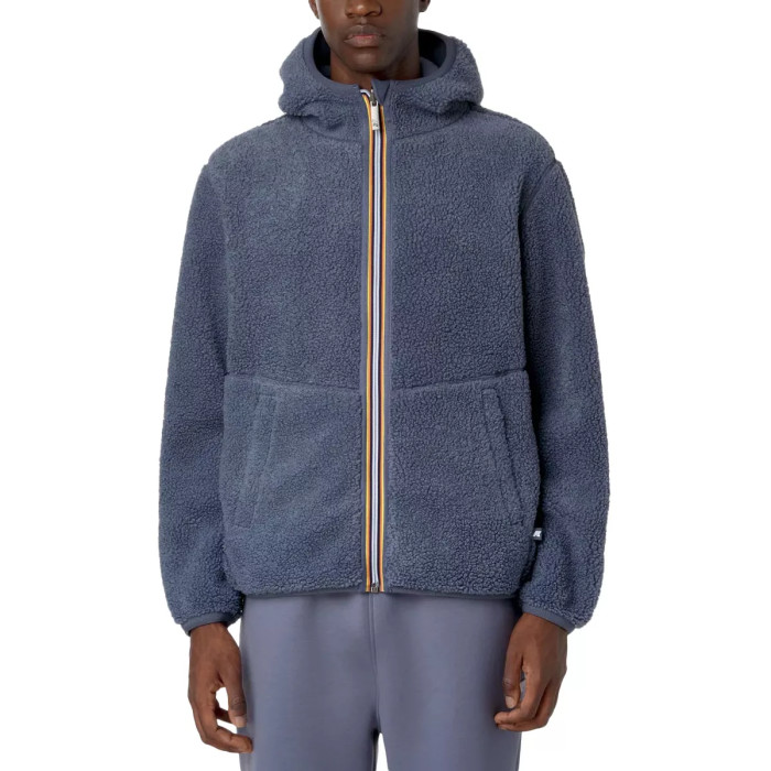 K-Way Veste à capuche zippée K-Way JACK SHERPA POLAR REVERSIBLE