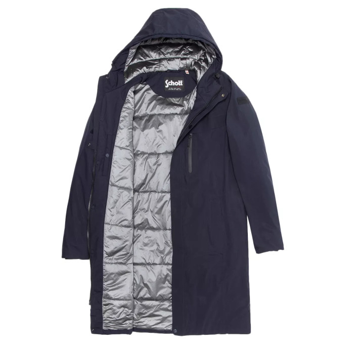 Schott Parka longue à capuche Schott EMMETT2