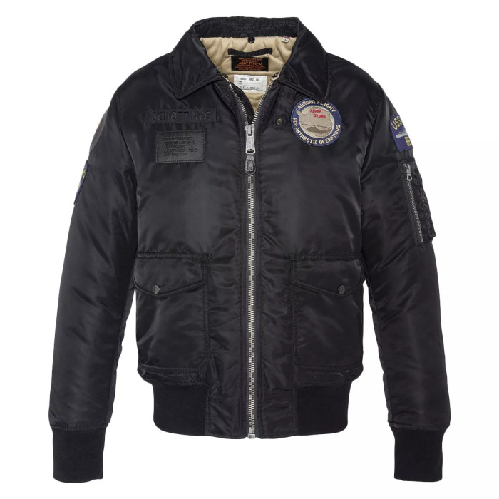 Schott Blouson badgé Schott OHARAVINTRS