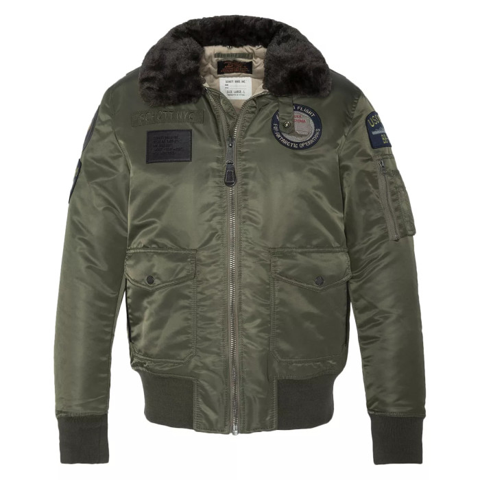 Schott Blouson badgé Schott OHARAVINTRS