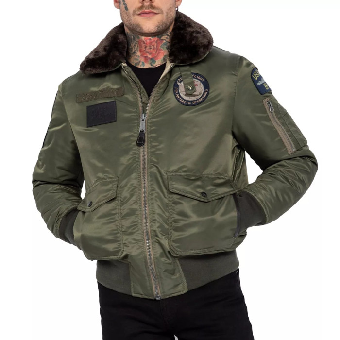 Schott Blouson badgé Schott OHARAVINTRS