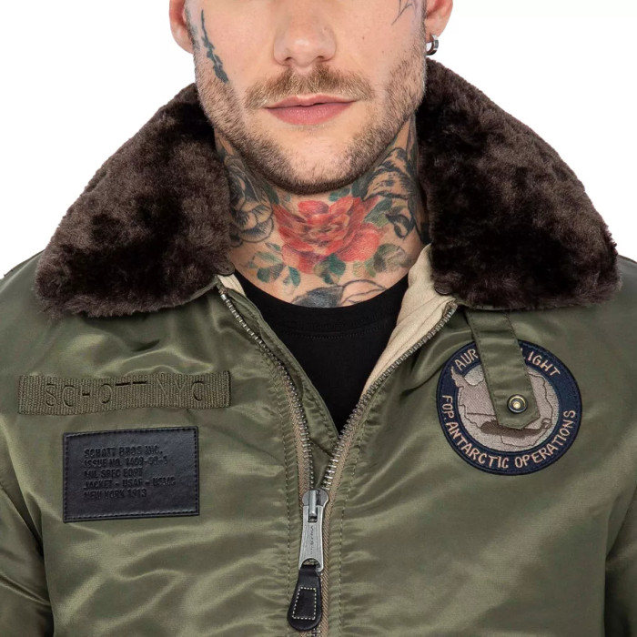 Schott Blouson badgé Schott OHARAVINTRS