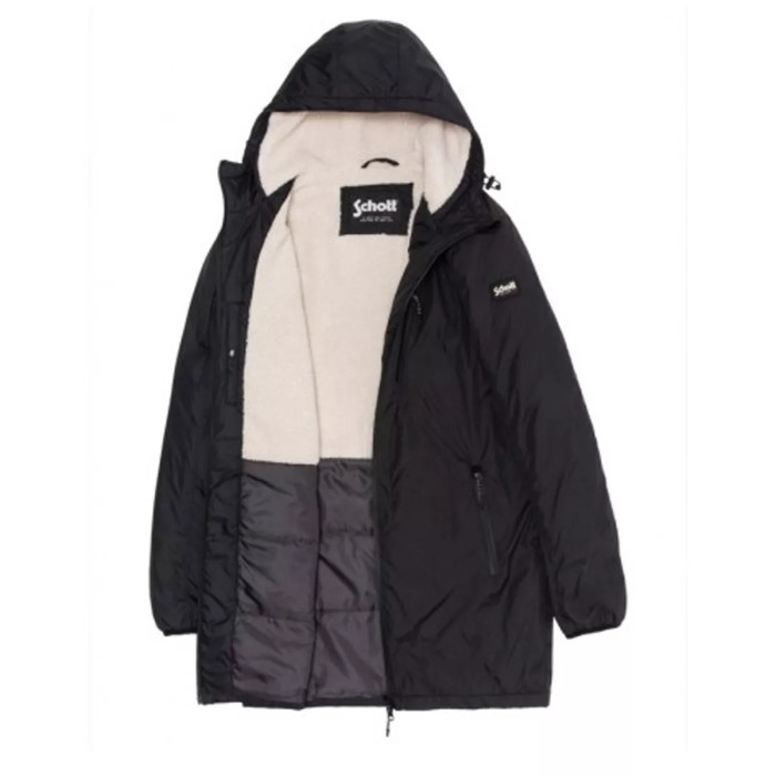 Schott Parka longue à capuche Double Sherpa Schott BLADEN2