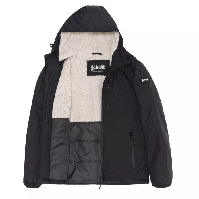 Schott Parka à capuche doublée Sherpa Schott BLADEN