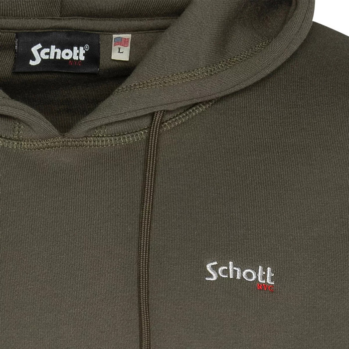 Schott Sweatshirt à capuche Schott AVEC BRODERIE