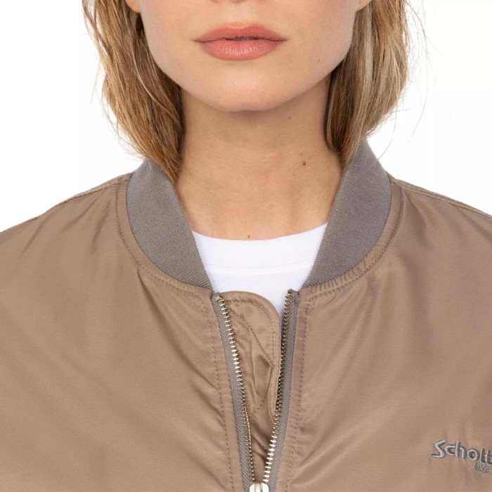 Schott Bomber Long zippé Schott