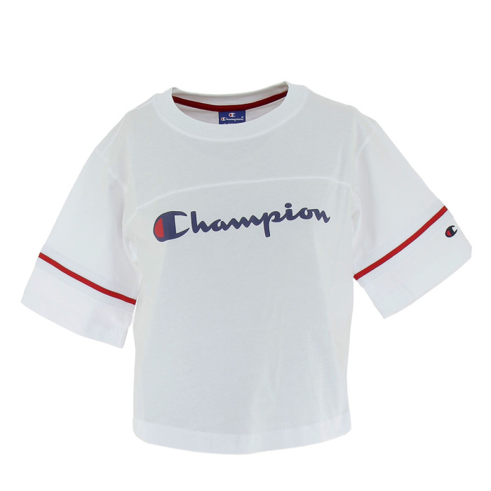 Champion Tee-shirt Champion CREWNECK CROPTOP - 111380-WW001