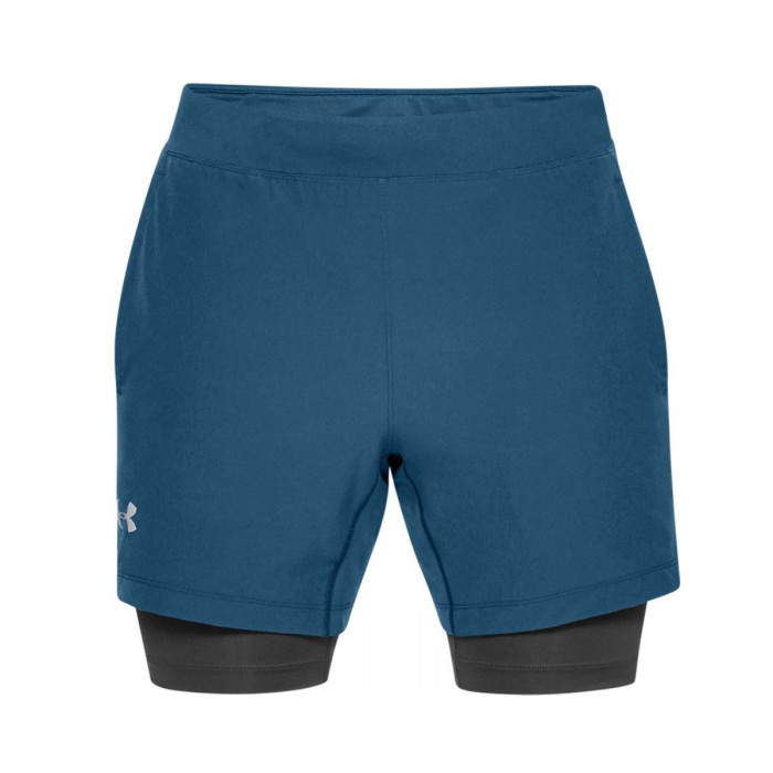 Under Armour Short Under Armour 2-en-1 QUALIFIER SPEEDPOCKET - 1326601-437
