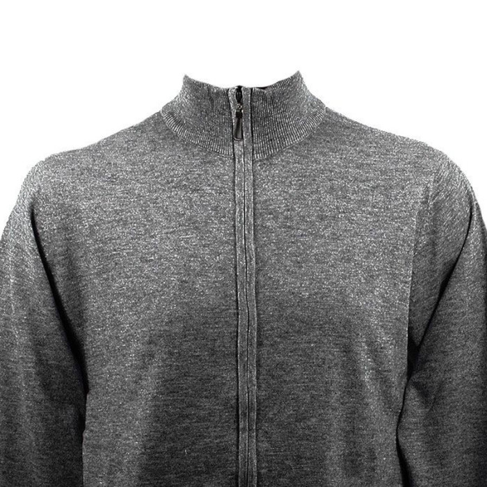 Real Cashmere Gilet Real Cashmere (Anthracite)- IUB109904-GIUBBINO-ZIP