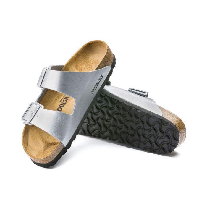 Birkenstock Sandale Birkenstock ARIZONA SILVER - BK1012283