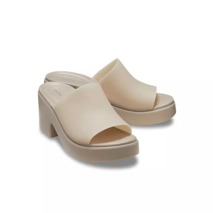 CROCS Sandale Crocs BROOKLYN FROSTED SLIDE HEEL