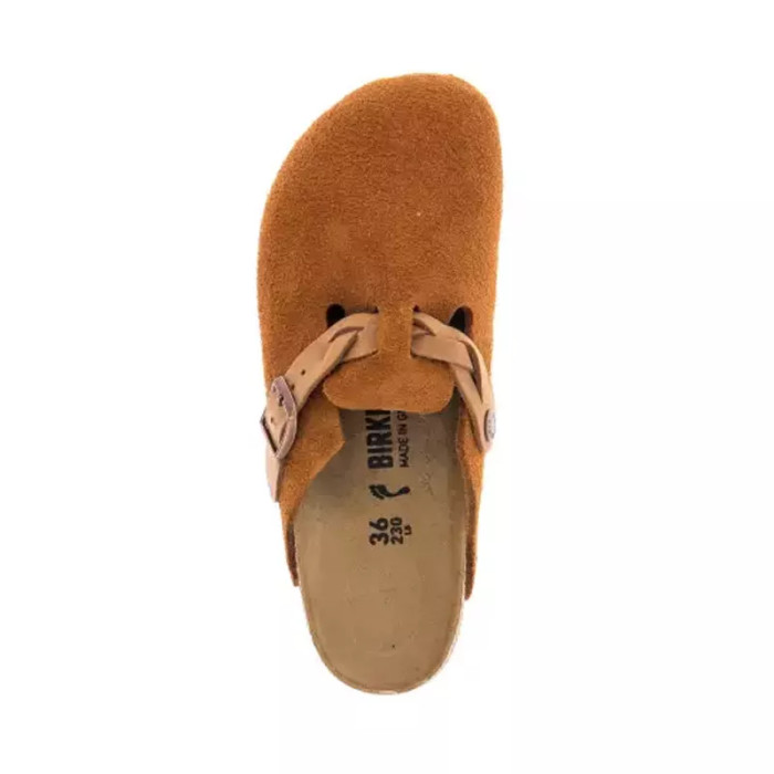 Birkenstock Chausson slippers Birkenstock BOSTON SUEDE BRAIDED