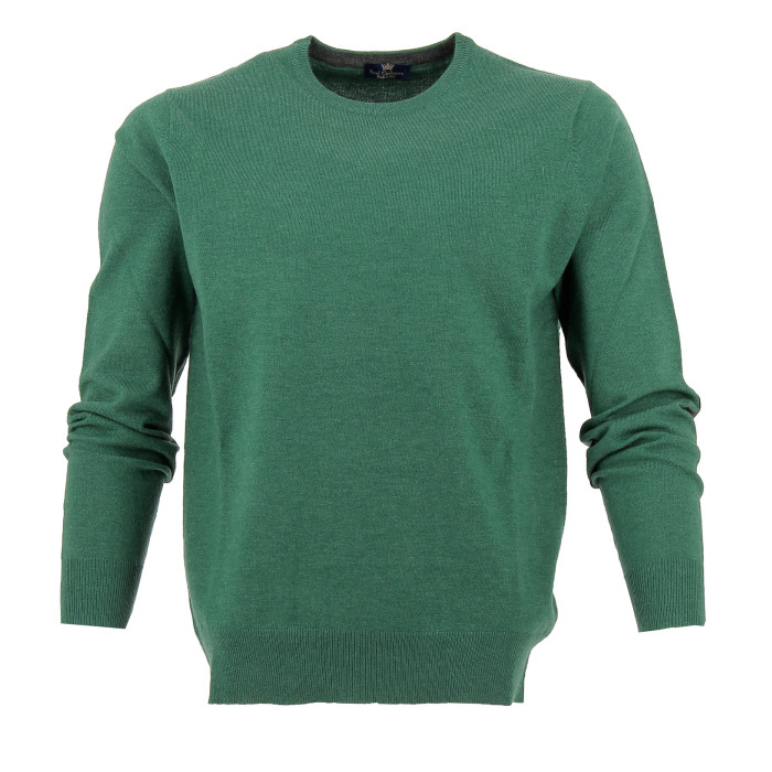 Pull col rond Real Cashmere - IUS108136-VERT