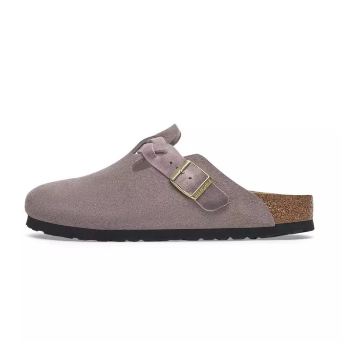 Birkenstock Chausson Birkenstock BOSTON SUEDE BRAIDED