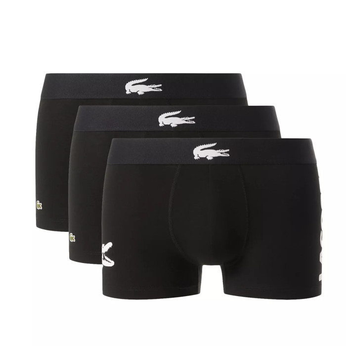  Pack de 3 boxers Lacoste STRETCH COTTON LOGO