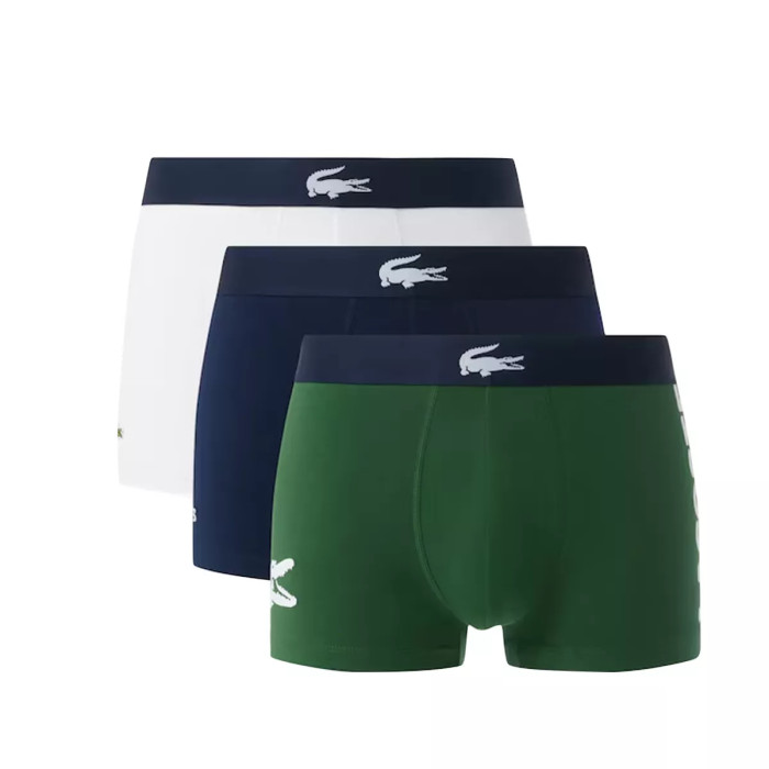  Pack de 3 boxers Lacoste STRETCH COTTON LOGO