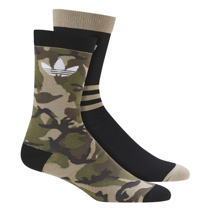 Pack 2  paires de chaussettes adidas Originals Mi-mollet Camouflage - DV1501