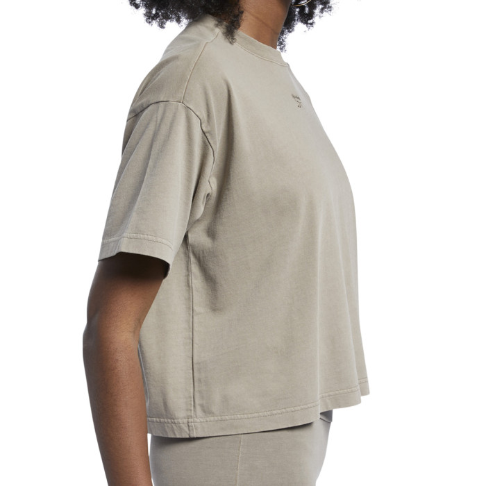 Reebok Tee-shirt Reebok CROP TEINTE NATURELLE REEBOK CLASSICS