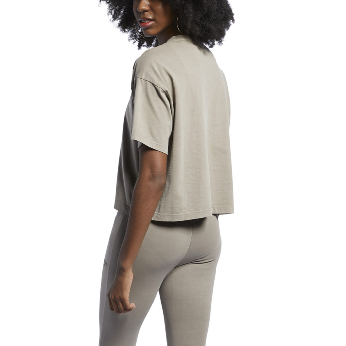 Reebok Tee-shirt Reebok CROP TEINTE NATURELLE REEBOK CLASSICS