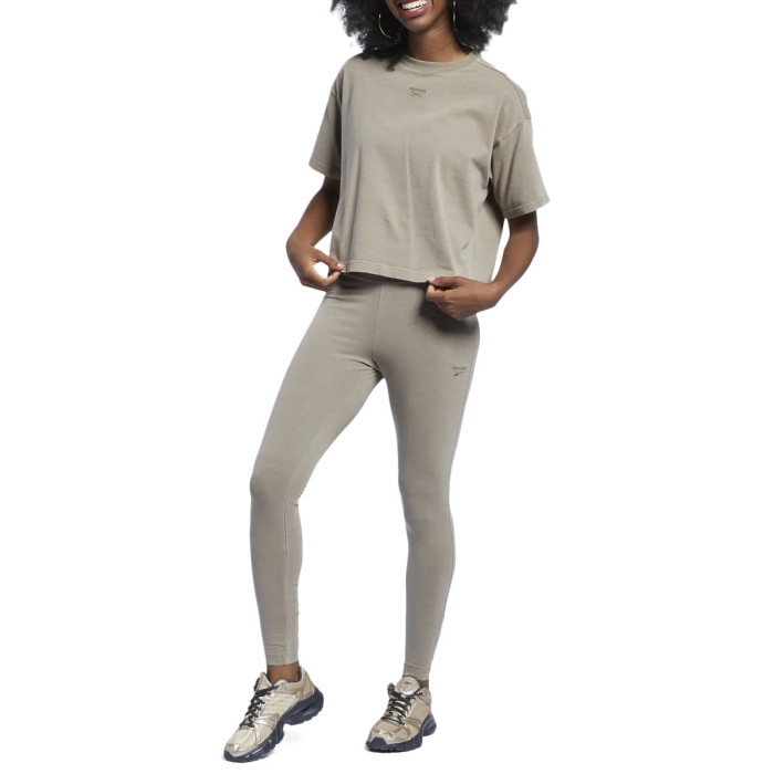 Reebok Tee-shirt Reebok CROP TEINTE NATURELLE REEBOK CLASSICS