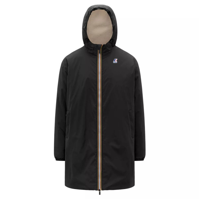 K-Way Parka Longue à Capuche Double Sherpa K-Way LE VRAI 4.0 EIFFEL EAST ORSETTO