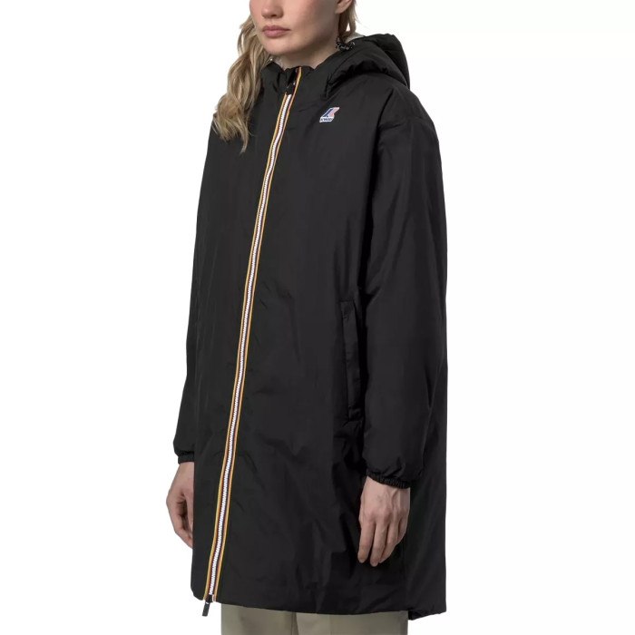 K-Way Parka Longue à Capuche Double Sherpa K-Way LE VRAI 4.0 EIFFEL EAST ORSETTO