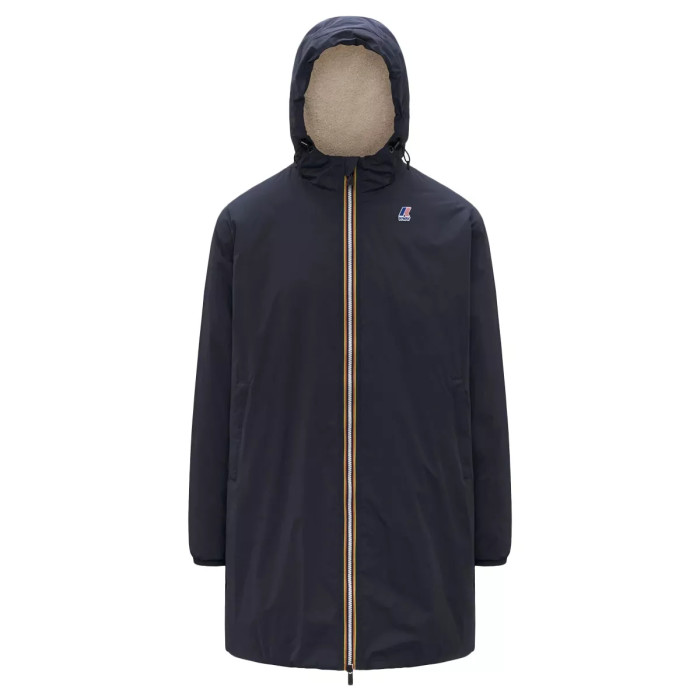 K-Way Parka Longue à Capuche Double Sherpa K-Way LE VRAI 4.0 EIFFEL EAST ORSETTO