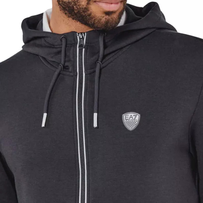 EA7 Emporio Armani Sweatshirt à capuche zippé EA7 Emporio Armani