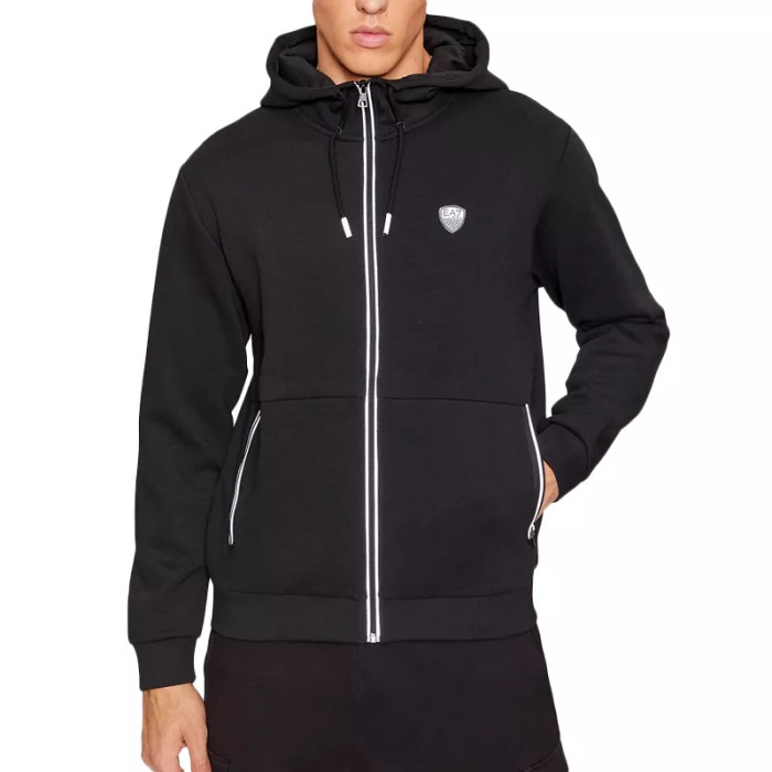 EA7 Emporio Armani Sweatshirt à capuche zippé EA7 Emporio Armani