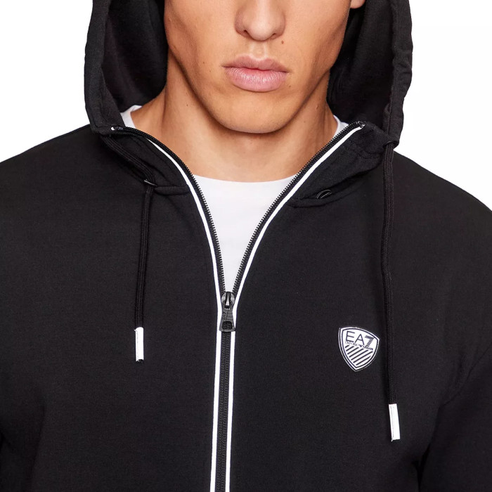 EA7 Emporio Armani Sweatshirt à capuche zippé EA7 Emporio Armani