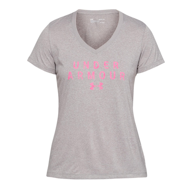 Under Armour Tee-shirt Under Armour TECH™ SHORT SLEEVE V-NECK GRAPHIC - 1328881-015 Under Armour Tee-shirt Under Armour TECH™ SHORT SLEEVE V-NECK GRAPHIC - 1328881-015