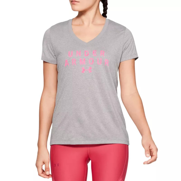 Tee-shirt Femme Under Armour TECH SSV  TWIST