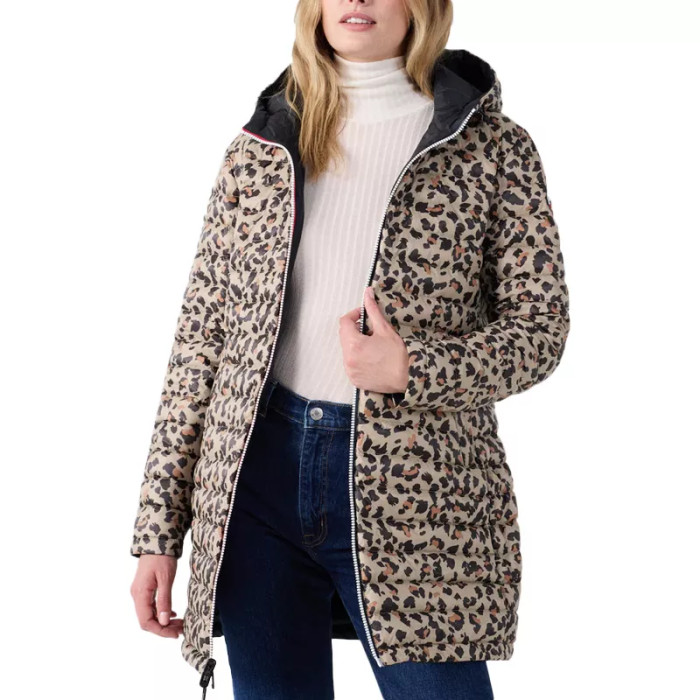 JOTT Doudoune Longue Reversible à Capuche Jott VERONE PRINT