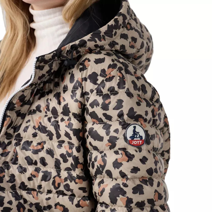 JOTT Doudoune Longue Reversible à Capuche Jott VERONE PRINT