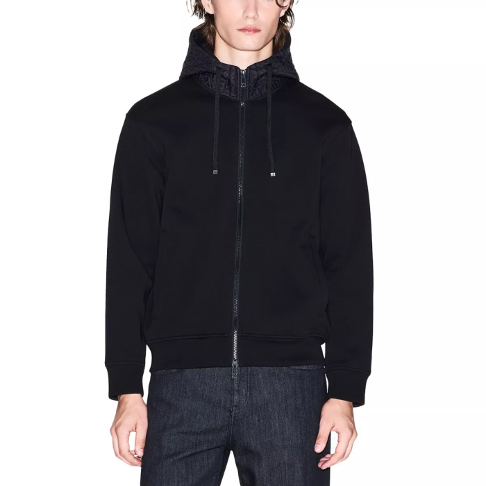 Sweatshirt à capuche zippé...