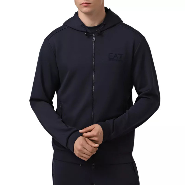 EA7 Emporio Armani Sweatshirt à capuche zippé EA7 Emporio Armani