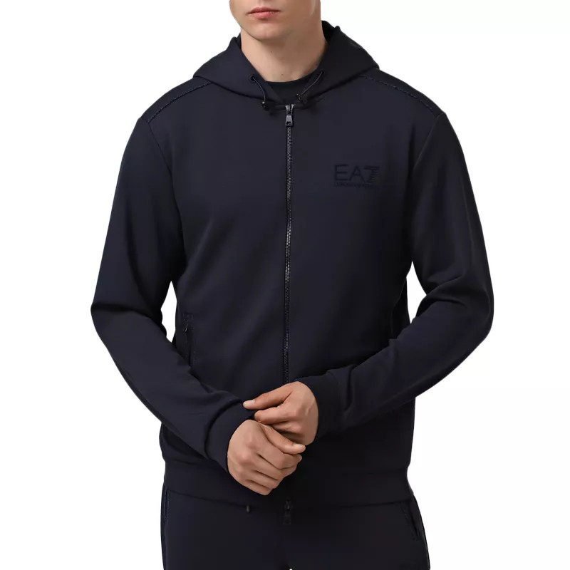 EA7 Emporio Armani Sweatshirt à capuche zippé EA7 Emporio Armani EA7 Emporio Armani Sweatshirt à capuche zippé EA7 Emporio Armani