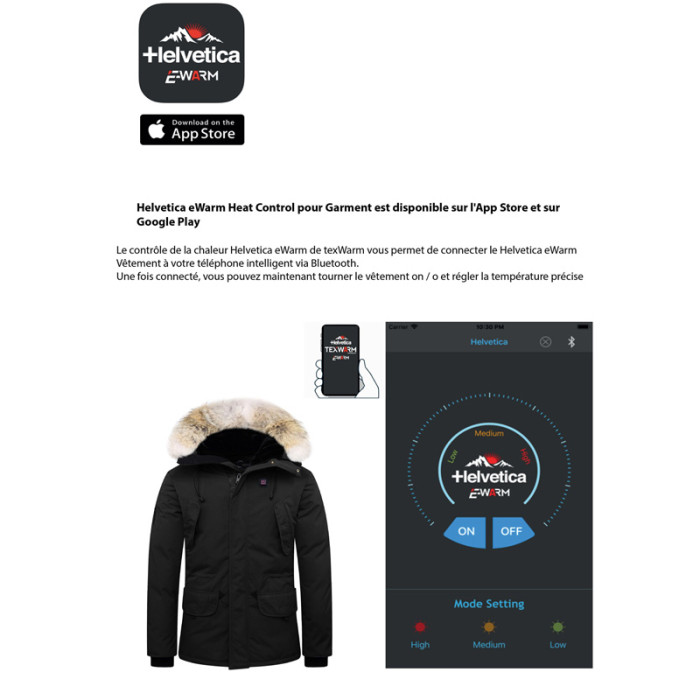 Helvetica Blouson Helvetica MAGMA EWARM DARK EDITION