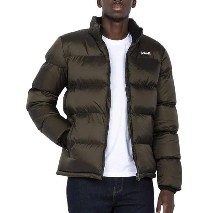 Schott Doudounes Schott BLOUSON ZIPP COL HAUT BRODERIE