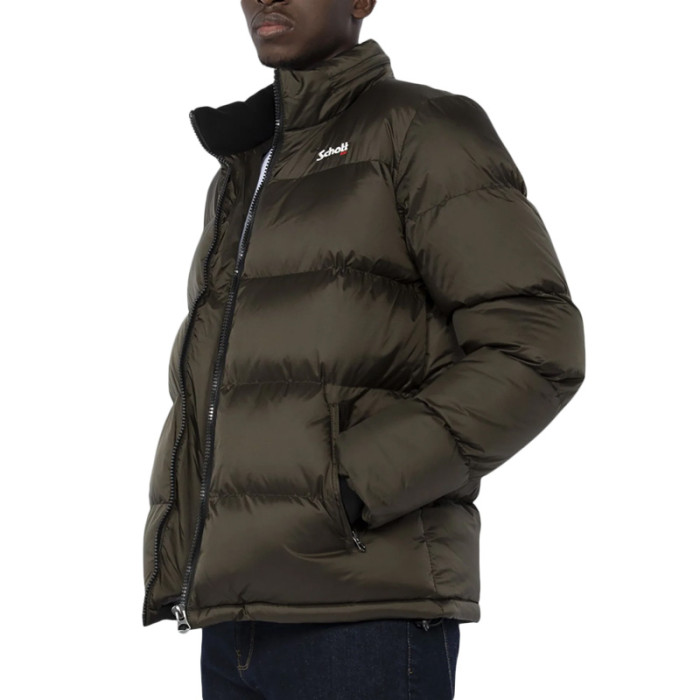 Schott Doudounes Schott BLOUSON ZIPP COL HAUT BRODERIE