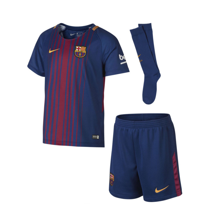 Tenue de football Nike FC Barcelona Stadium Home 2017/18 Cadet - Ref. 847355-457