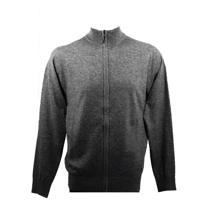 Real Cashmere Gilet Real Cashmere (Anthracite)- IUB109904-GIUBBINO-ZIP