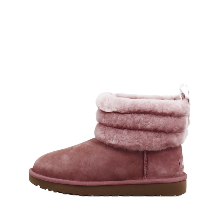 UGG Botte Ugg FLUFF MINI QUILTED  (rose) - FLUFF-MINI-QUILTED
