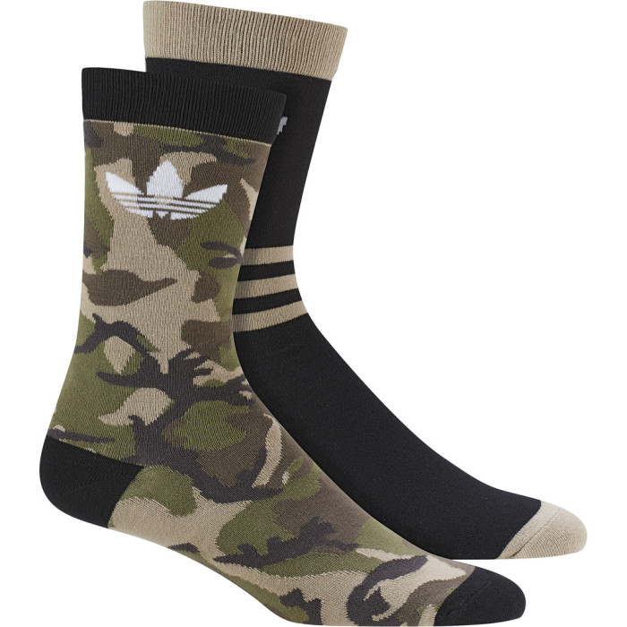 Pack 2  paires de chaussettes adidas Originals Mi-mollet Camouflage - DV1501
