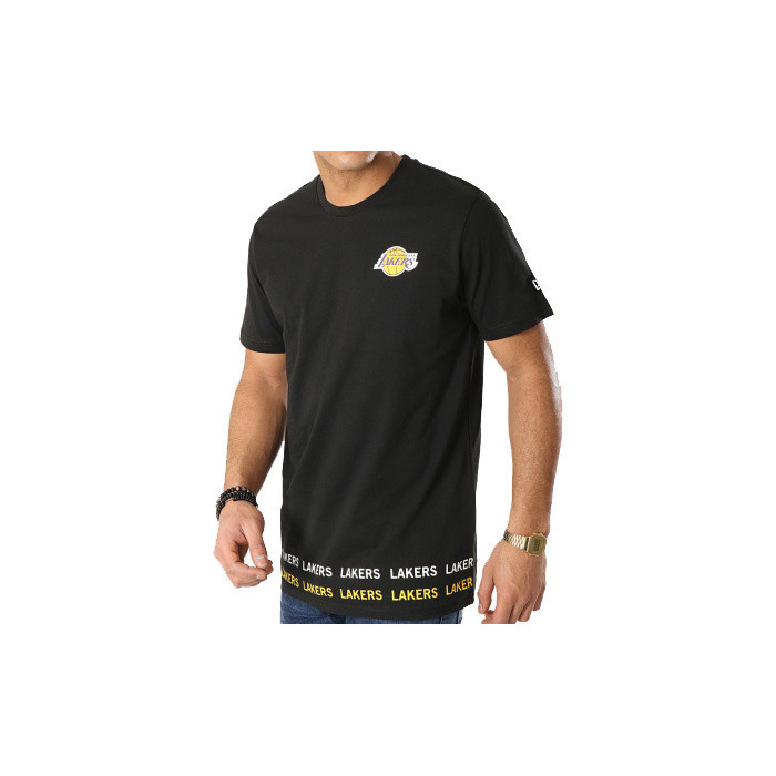 New Era Tee-shirt New Era NBA TEAM WORDMARK LOS ANGELES LAKERS - 11904441
