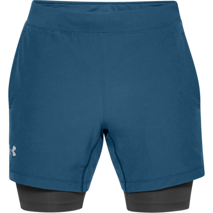 Under Armour Short Under Armour 2-en-1 QUALIFIER SPEEDPOCKET - 1326601-437