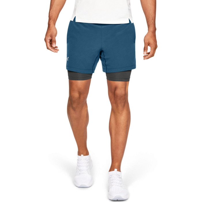 Under Armour Short Under Armour 2-en-1 QUALIFIER SPEEDPOCKET - 1326601-437