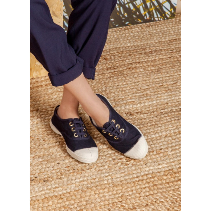 Bensimon Tennis à lacets Bensimon GOLDEN EYELET - F15004C17D-516